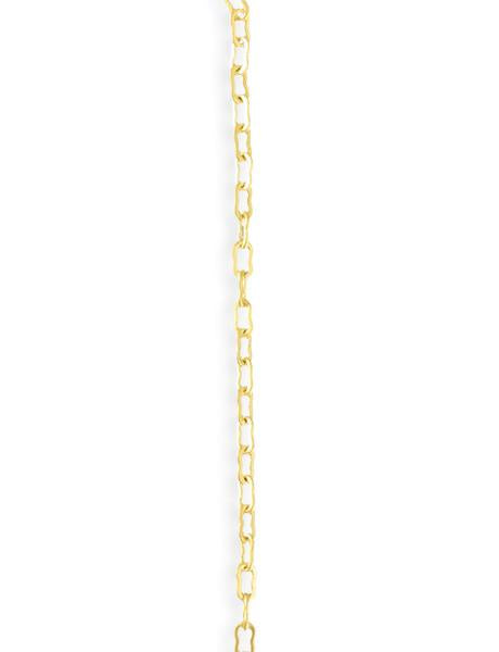2.2X3.8mm Fine Ornate Chain - 10K Gold Plated (10 ft)