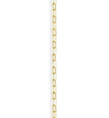 2.2X3.8mm Fine Ornate Chain - 14K Gold Antique Plated (10 ft)