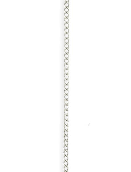 2.2x2.8mm Delicate Curb Chain - Sterling Silver Antique Plated (12 ft)