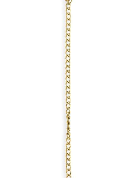 2.2x2.8mm Delicate Curb Chain - 10K Gold Plated (10 ft)