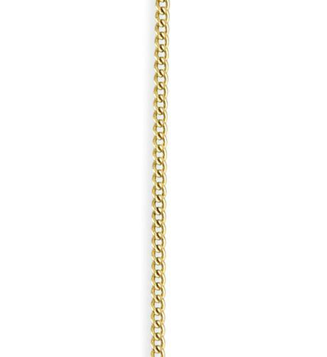 2.2x2.8mm Delicate Curb Chain - 14K Gold Antique Plated (10 ft)