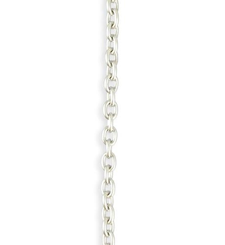 3.3x4.4mm Classic Cable Chain - Sterling Silver Antique Plated (12 ft)
