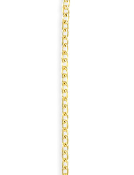 3.3x4.4mm Classic Cable Chain - 10K Gold Plated (10 ft)