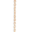 3.3x4.4mm Classic Cable Chain - Rose Gold Plated (10 ft)