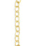 6.5x9.5mm Etched Cable Chain - 10K Gold Plated (7 ft)