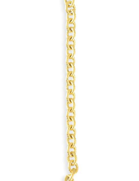 4.1x5.1mm Petite Etched Cable Chain - 10K Gold Plated (8 ft)