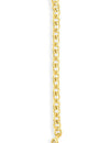 4.1x5.1mm Petite Etched Cable Chain - 10K Gold Plated (8 ft)