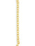 4.1x5.1mm Petite Etched Cable Chain - 10K Gold Plated (8 ft)