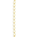 3.7x6.6mm Ladder Chain - 10K Gold Plated (10 ft)
