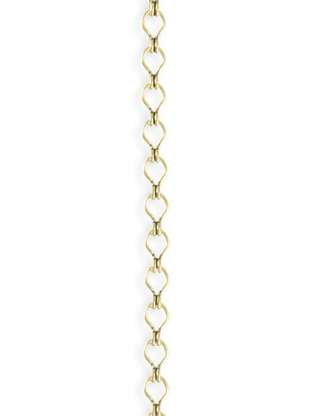 3.7x6.6mm Ladder Chain - 14K Gold Antique Plated (10 ft)