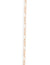2.1x5.9mm Figaro Chain - Rose Gold Plated (7 ft)