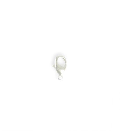 9.5mm Lobster Clasp - Sterling Silver Plated (37 pcs)