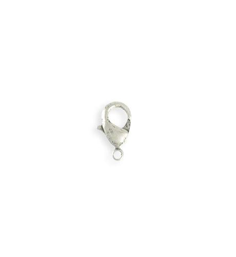 12mm Classic Lobster Clasp - Sterling Silver Antique Plated (28 pcs)
