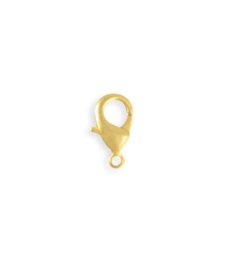 15x8mm Classic Lobster Clasp - 10K Gold Plated (14 pcs)