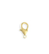 15x8mm Classic Lobster Clasp - 14K Gold Antique Plated (14 pcs)
