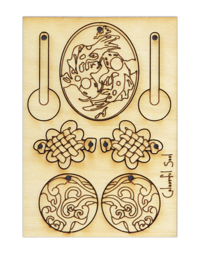 Mystic Koi, Jewelry Pop Outs (5 panels, 7pcs/ea)