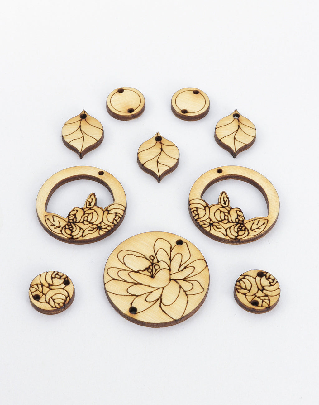 Garden Roses, Jewelry Pop Outs (5 panels, 10pcs/ea)