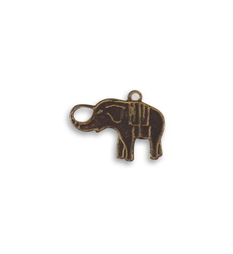 12x16mm Charmed Elephant (22 pcs)