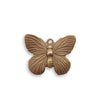 19x15mm Butterfly Charm - Natural Brass (20 pcs)