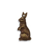 25x10mm Artful Rabbit - Natural Brass (20 pcs)