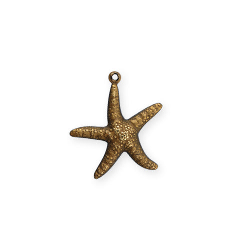 23x20mm Star Fish Double Sided Charm (16 pcs)