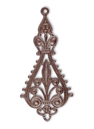 55.5x25mm Etruscan Drop Filigree (10 pcs)