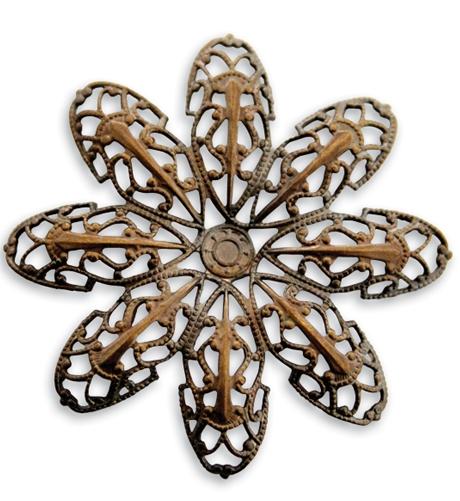 42mm Passion Flower Petal Filigree (12 pcs)