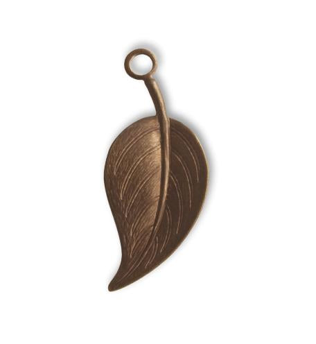 29x12mm Catalpa Leaf (36 pcs)