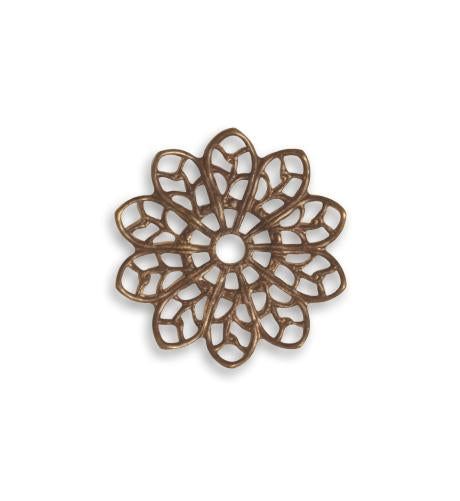 20.5mm Filigree Flower (30 pcs)