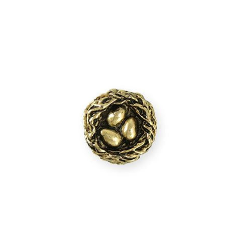 16mm Home Nest [Green Girl Studios] - 10K Gold Antique (1pc)