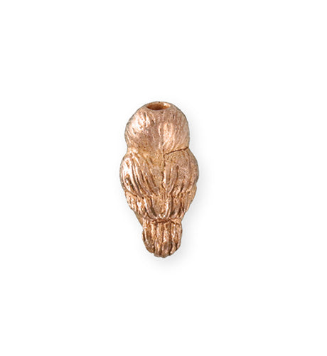 23x12mm Barn Owl [Green Girl Studios] - Rose Gold Antique (1pc)