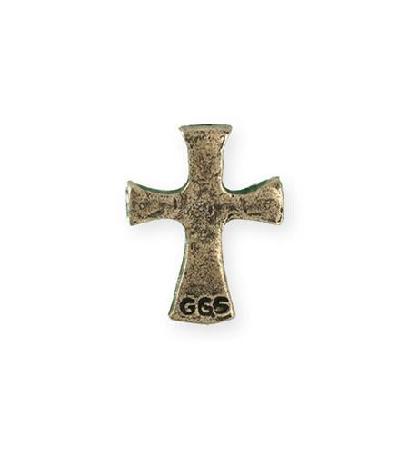 23x18mm Dove Cross [Green Girl Studios] - Bronze Antique (1pc)