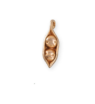 24.5x8.5mm Two Peas In A Pod [Green Girl Studios] - Rose Gold Antique (1pc)