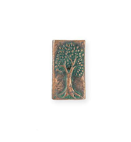 22x12mm Grow Strong [Green Girl Studios] - Copper Verdigris (1pc)