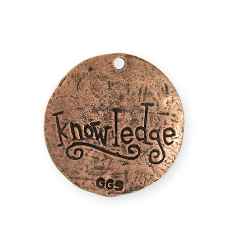 29.5x28.5mm Knowledge Tree [Green Girl Studios] - Copper Antique (1pc)