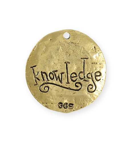 29.5x28.5mm Knowledge Tree [Green Girl Studios] - 10K Gold Antique (1pc)