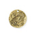 26x25.5mm Owl Coin [Green Girl Studios] - 10K Gold Antique (1pc)