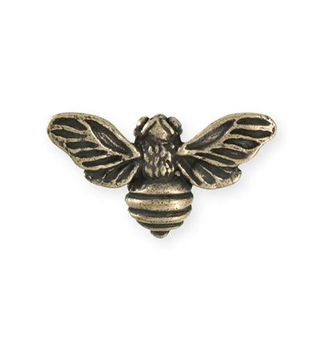 34.5x20mm Honeybee [Green Girl Studios] - Bronze Antique (1pc)