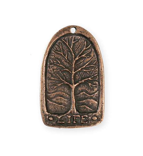 34x21mm Tree Of Life [Green Girl Studios] - Copper Antique (1pc)