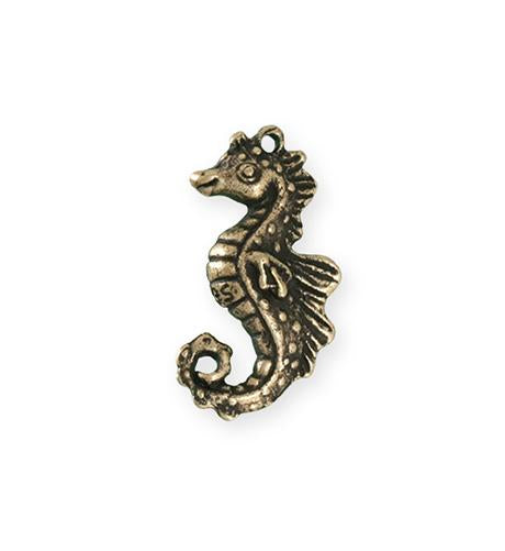 27x13.5mm Seahorse [Green Girl Studios] - Bronze Antique (1pc)