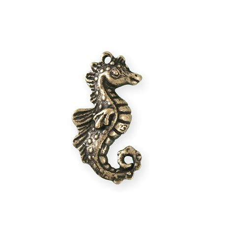 27x13.5mm Seahorse [Green Girl Studios] - Bronze Antique (1pc)