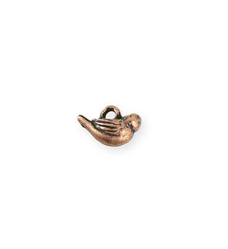 14x8mm Bird [Green Girl Studios] - Copper Antique (1pc)