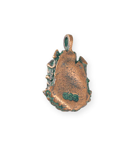 26x18mm Floating Castle [Green Girl Studios] - Copper Verdigris (1pc)