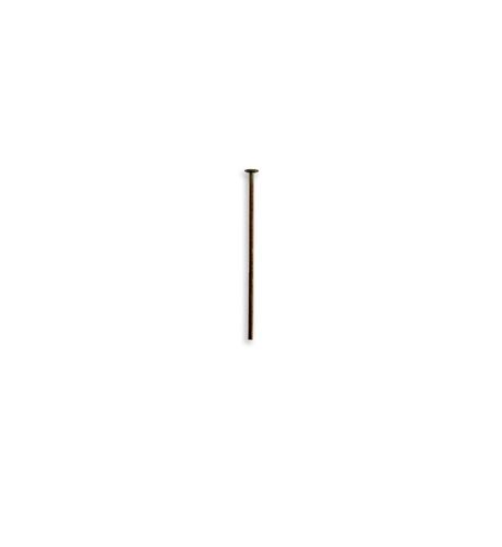 1in Head Pin - Natural Brass (480 pcs)