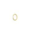 10x7mm Rib Oval Jump Ring - 10K Gold Plated (69 pcs)