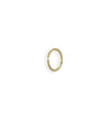 10x7mm Rib Oval Jump Ring - 14K Gold Antique Plated (69 pcs)
