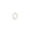 10x7mm Rib Oval Jump Ring - Rose Gold Plated (69 pcs)