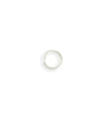 9mm Rib Cable Jump Ring - Sterling Silver Plated (92 pcs)