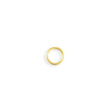 9mm Rib Cable Jump Ring - 10K Gold Plated (92 pcs)
