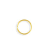 15mm Rib Cable Jump Ring - 10K Gold Plated (46 pcs)